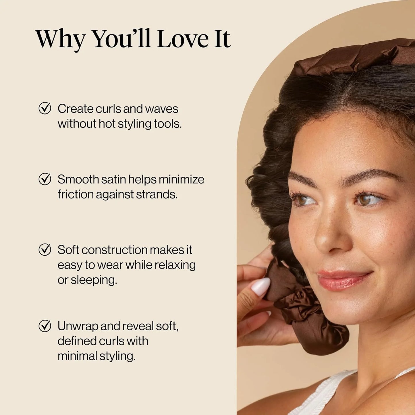 Kitsch Velvet Heatless Curls Overnight Set - Eucalyptus