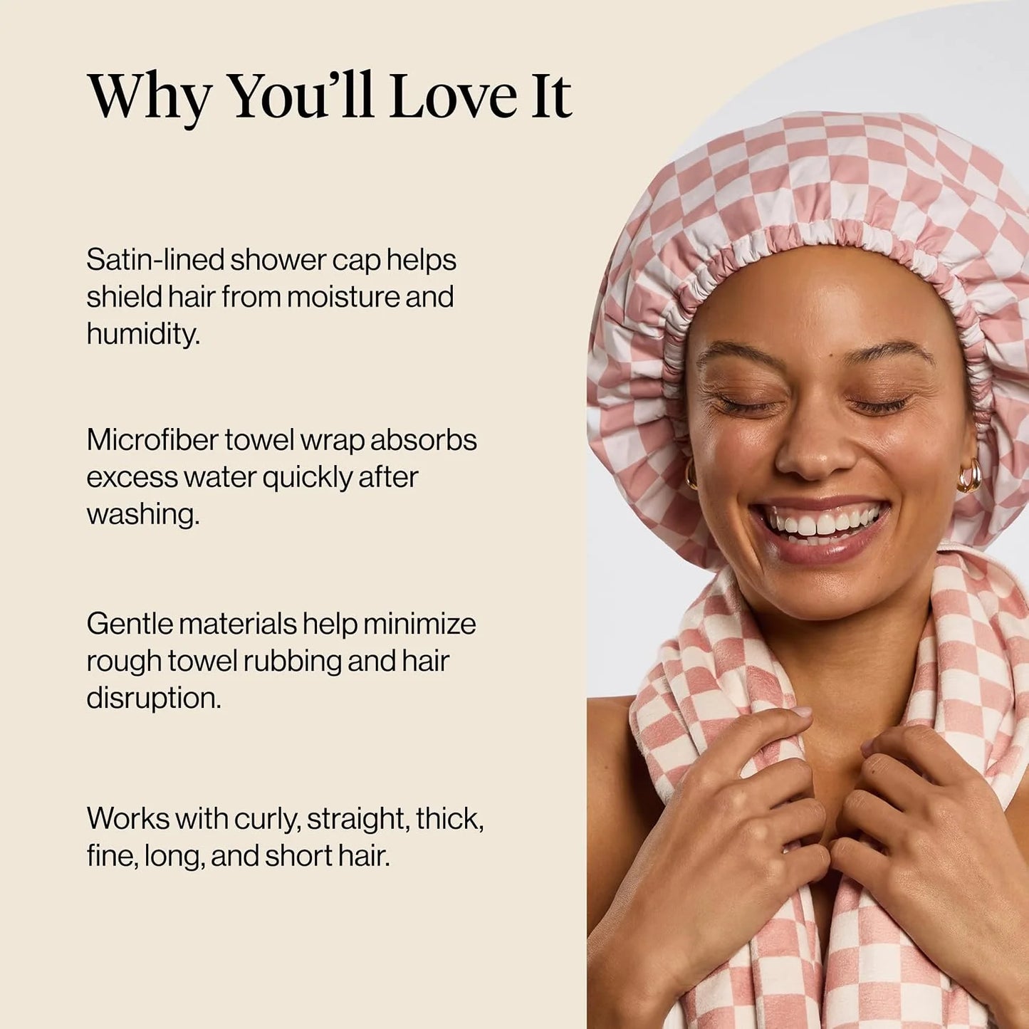 Kitsch XL Microfiber Hair Towel Wrap for Women