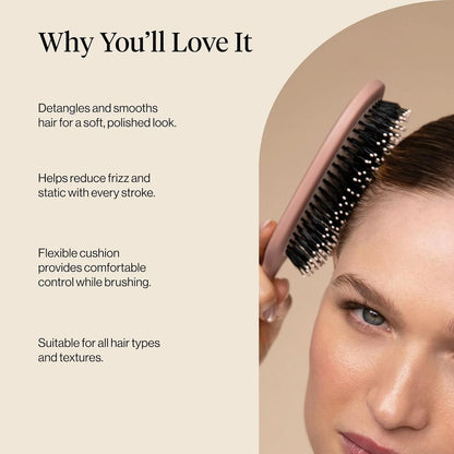 Kitsch Smooth & Polish Hair Brushes For Women and Men - Terracotta