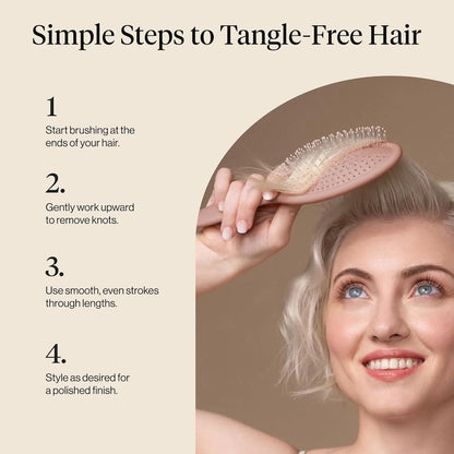 Kitsch Wet Dry Brush Detangler – Hair Brush for Women - Terracotta