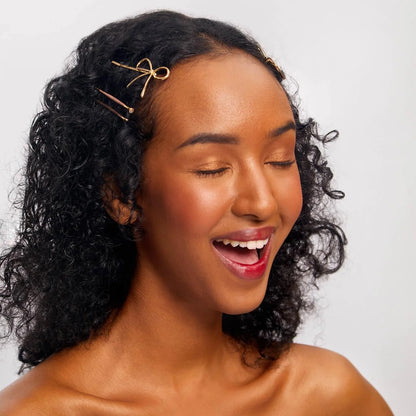 Kitsch Spiral Bobby Pins - Hair Accessories For Women - Brown, 3pcs