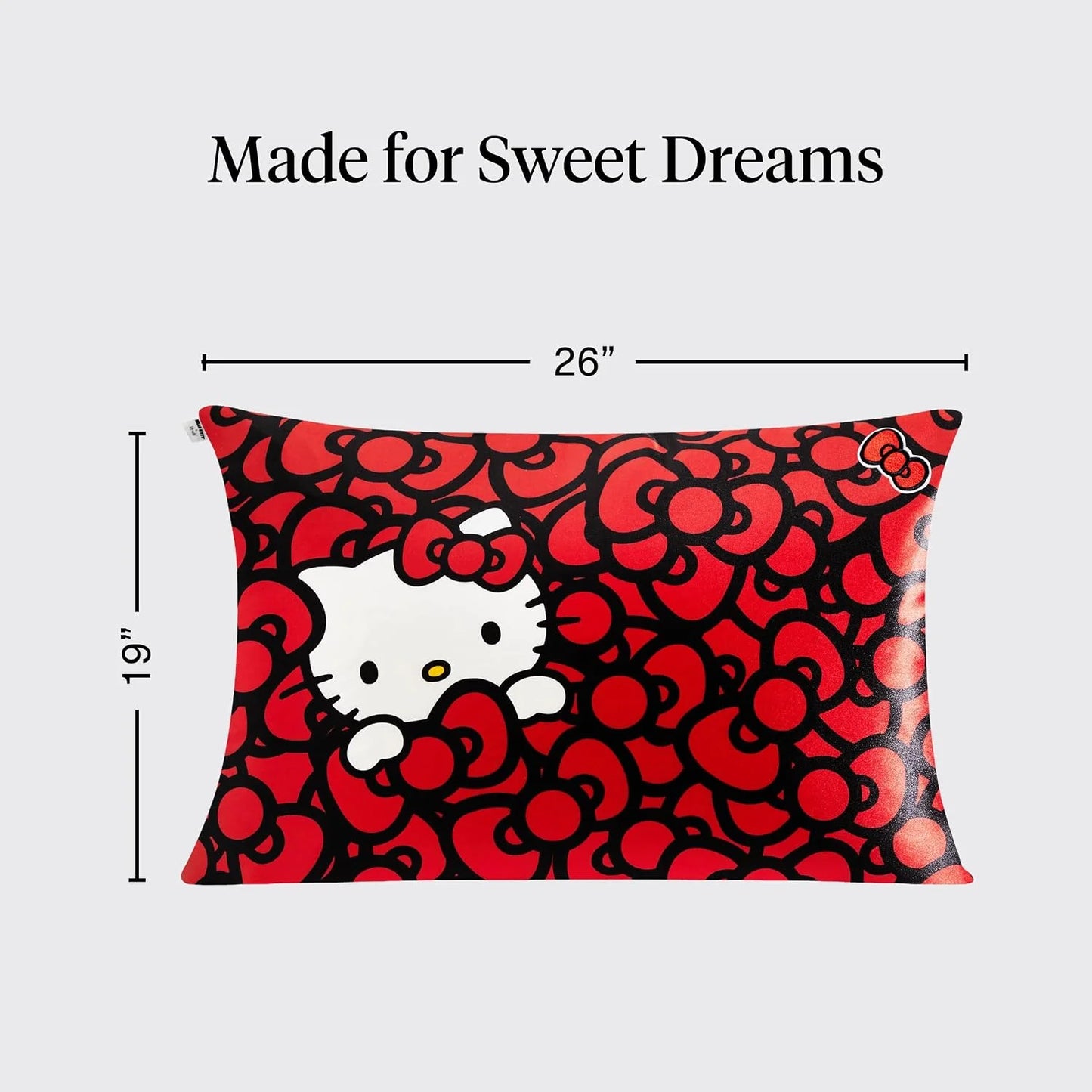 Lisa Frank x Kitsch Satin Pillowcase, Size 19x36 - Rainbow Leopard