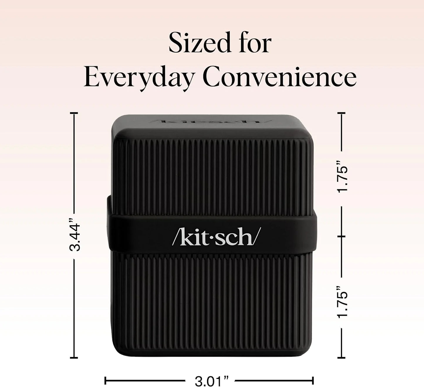 Kitsch 4-Compartment Travel Soap Case – TSA-Approved Bar Soap Holder