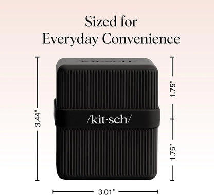 Kitsch 4-Compartment Travel Soap Case – TSA-Approved Bar Soap Holder