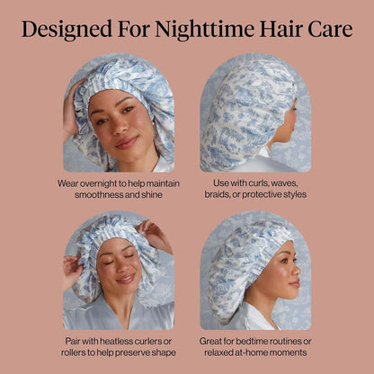 Kitsch XL Satin Bonnet for Sleeping - Aura