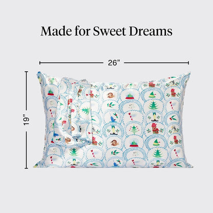Lisa Frank x Kitsch Satin Pillowcase, Size 19x36 - Rainbow Leopard