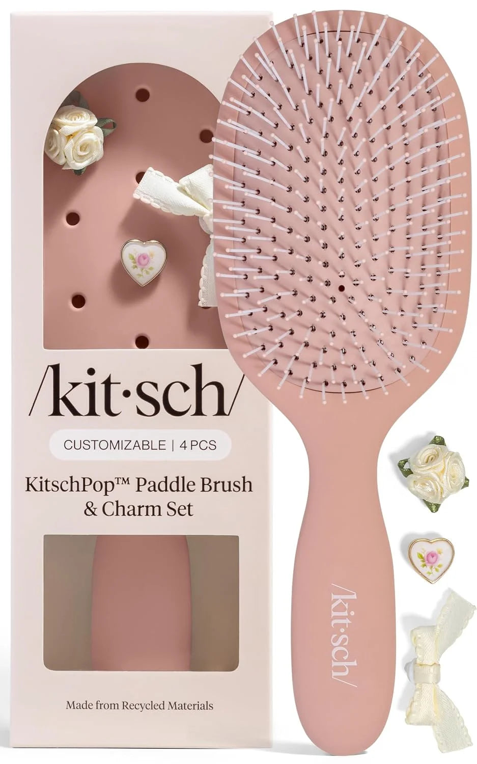 KitschPop™ Paddle Brush | Hair Brushes for Women – Haze Blue