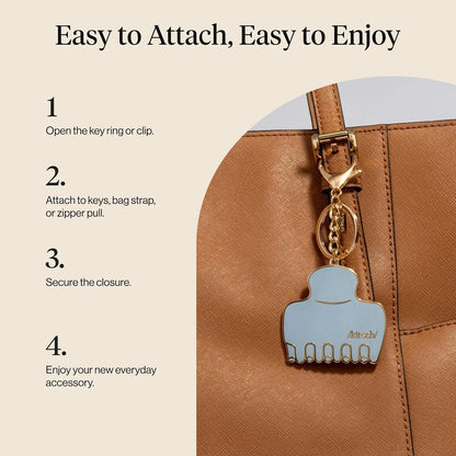 Kitsch Cute Keychain For Car Keys – Bag Charm for Handbags - Hair Perfume
