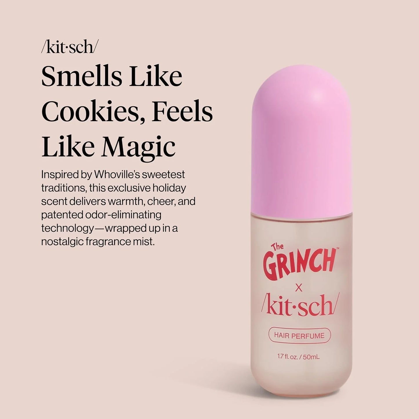 Kitsch Hair Perfume for Women – Hair Spray & Body Mist – Caramel Cream 50mL
