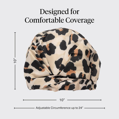 Kitsch Luxury Large Shower Cap for Women - Cherry Print