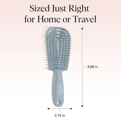 Kitsch Flexi Flow Detangler Brush, Hair Brushes For Women - Soft Violet