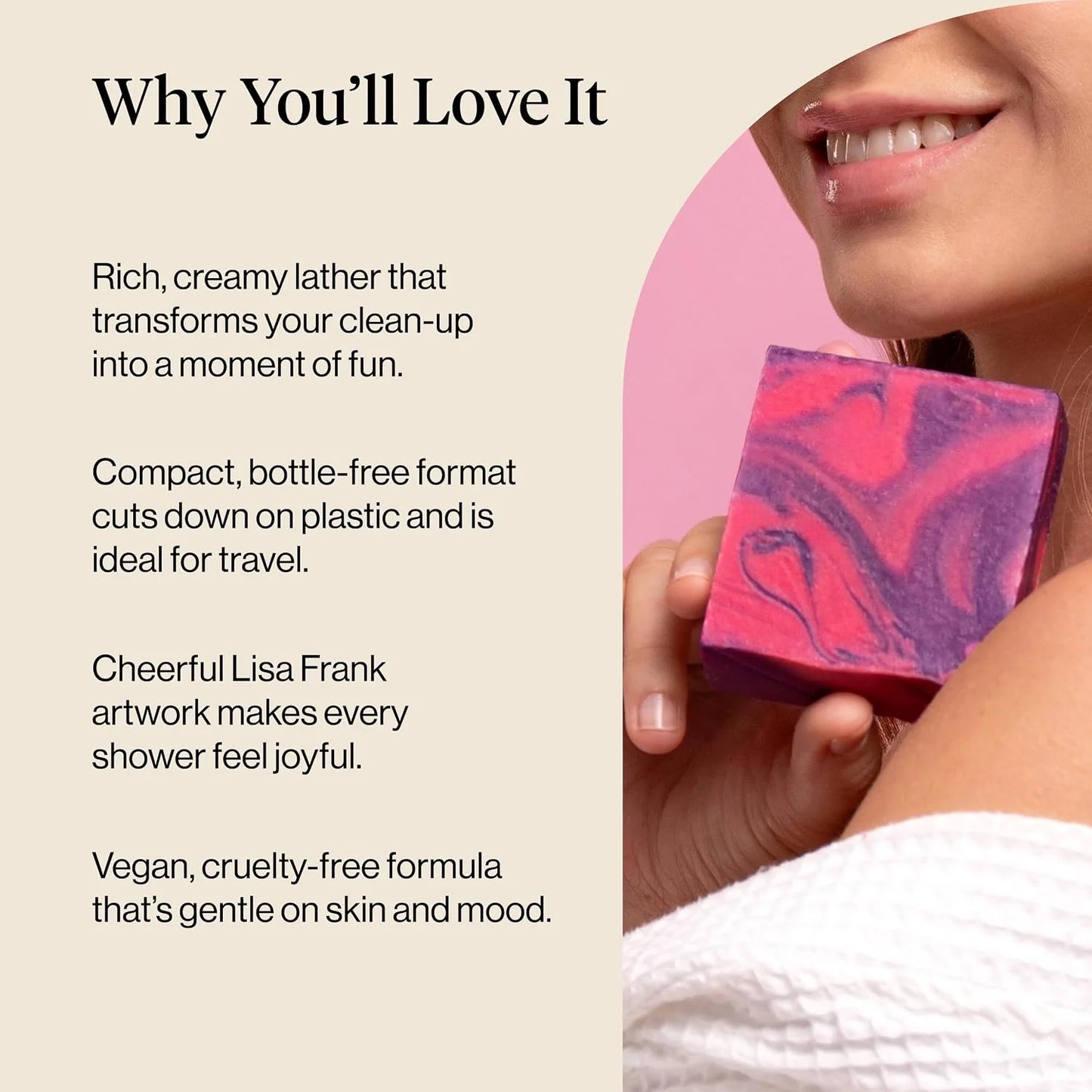 Kitsch Charcoal Soap Body Wash Bar for Cleansing – Made in USA, 4 oz