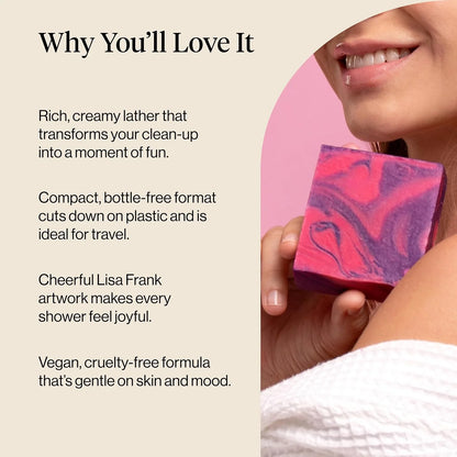 Kitsch Charcoal Soap Body Wash Bar for Cleansing – Made in USA, 4 oz