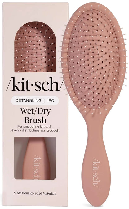Kitsch Wet Dry Brush Detangler – Hair Brush for Women - Terracotta