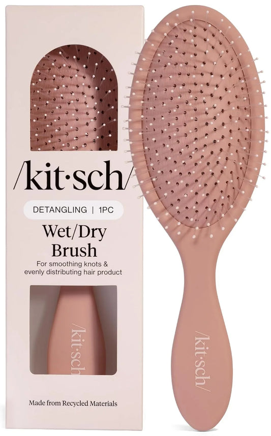 Kitsch Wet Dry Brush Detangler – Hair Brush for Women - Terracotta