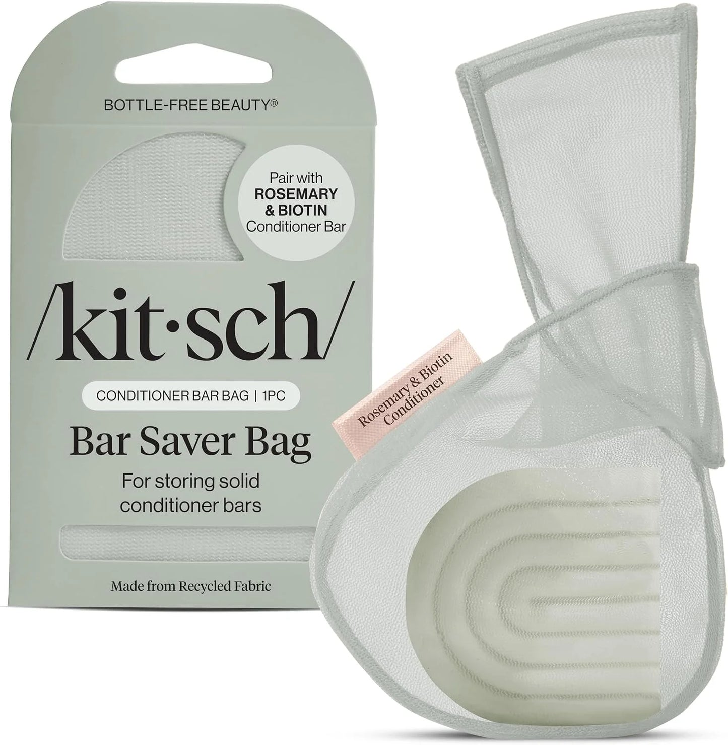 Kitsch Soap Saver Bag – Patented Mesh Bag Soap Holder with Tag Identifier