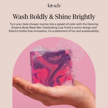 Kitsch Charcoal Soap Body Wash Bar for Cleansing – Made in USA, 4 oz