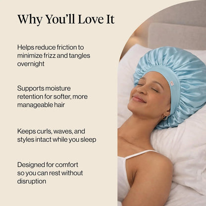 Kitsch XL Satin Bonnet for Sleeping - Aura