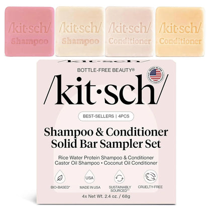 Kitsch Rosemary & Biotin Shampoo and Conditioner Set for Hair Growth