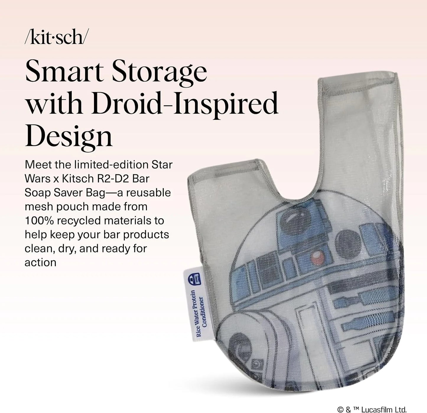 Kitsch x Star Wars Stormtrooper Soap Saver Bag – Mesh Bag Soap Holder