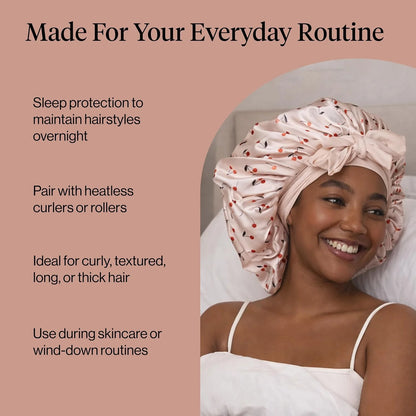 Kitsch XL Satin Bonnet for Sleeping - Aura