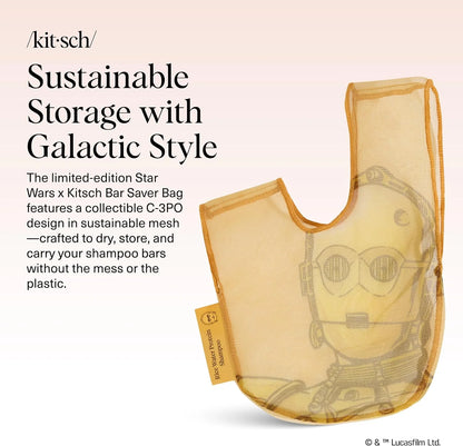 Kitsch x Star Wars Stormtrooper Soap Saver Bag – Mesh Bag Soap Holder