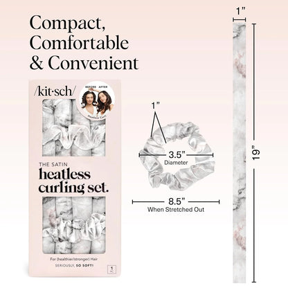 Kitsch Velvet Heatless Curls Overnight Set - Eucalyptus