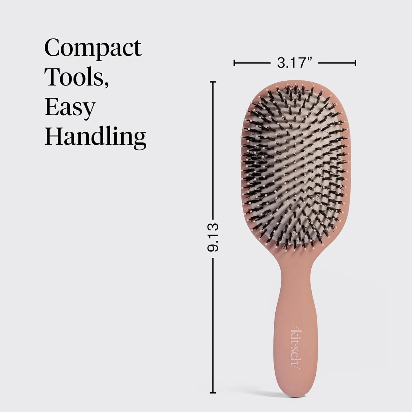 Kitsch Smooth & Polish Hair Brushes For Women and Men - Terracotta