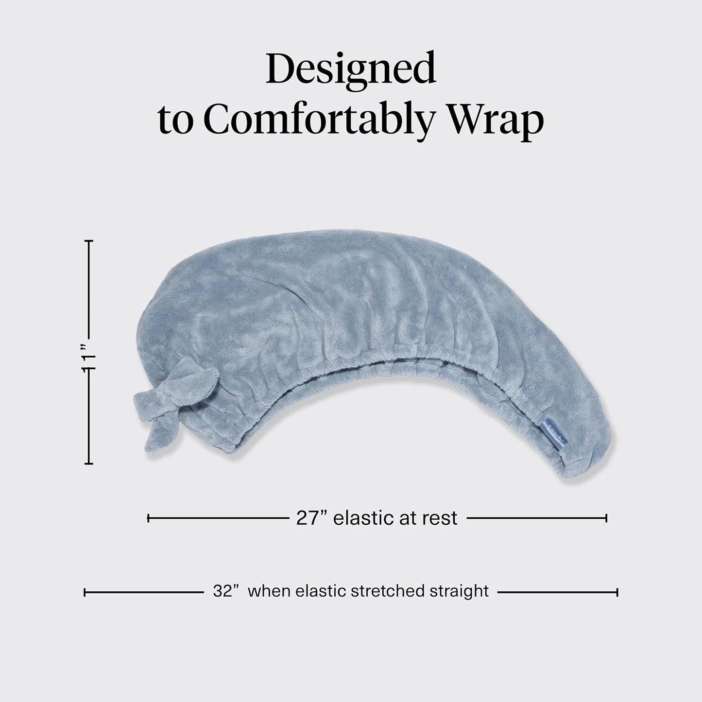 Kitsch XL Microfiber Hair Towel Wrap for Women