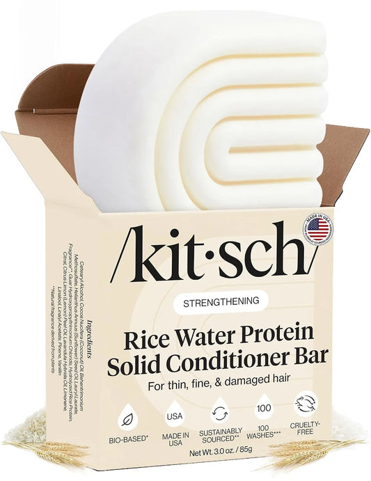 Kitsch Rice Water Conditioner Bar Soap for Hair Growth - 3 oz