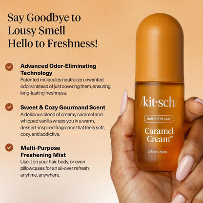 Kitsch Hair Perfume for Women – Hair Spray & Body Mist – Caramel Cream 50mL