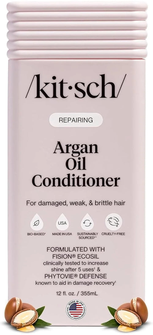 Kitsch Argan Oil Conditioner for Hair Growth – Made in USA, 12 oz