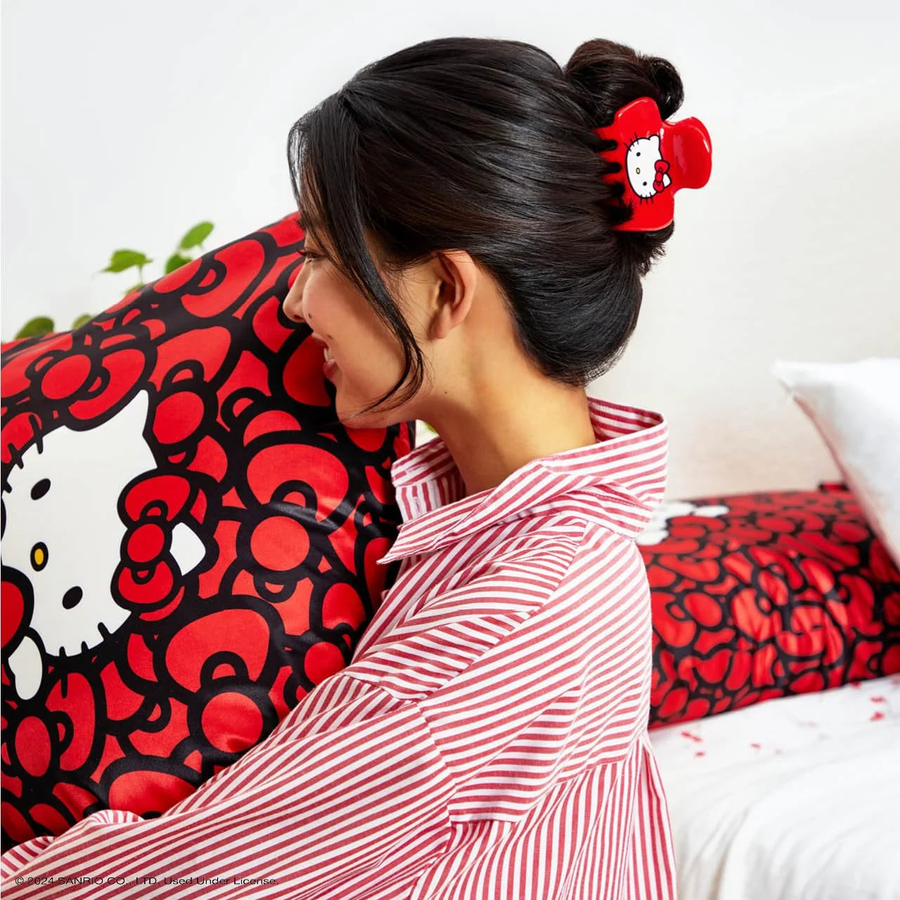 Kitsch Plastic Puffy Claw Clip - Hair Accessories For Women- Chocolate, 1pc