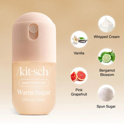 Kitsch Hair Perfume for Women – Hair Spray & Body Mist – Amber Shores, 20mL