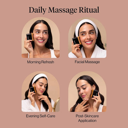 Kitsch Lymphatic Contour Face Brush - Facial Massage Brushes - Terracotta