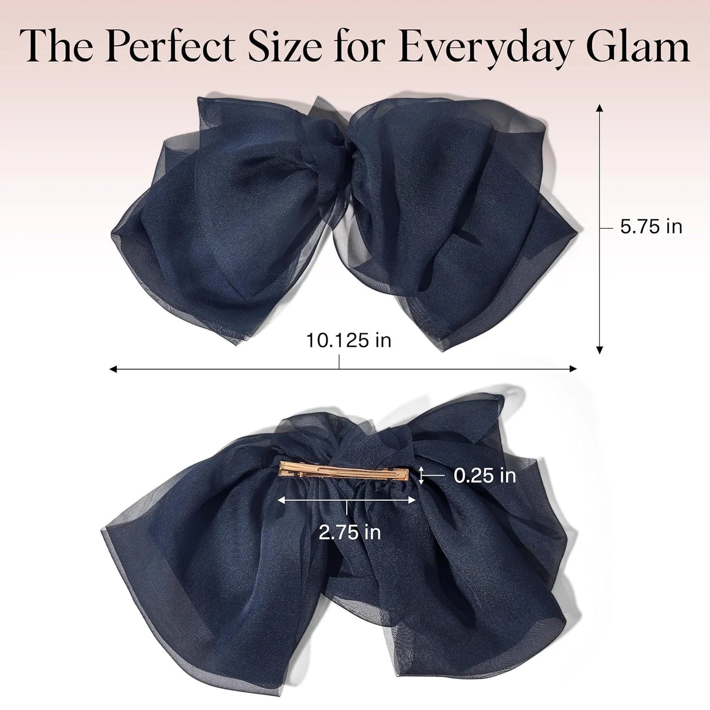 Kitsch Velvet Bow Hair Clip with Gemstone – Cute Hair Accessories, 1pc