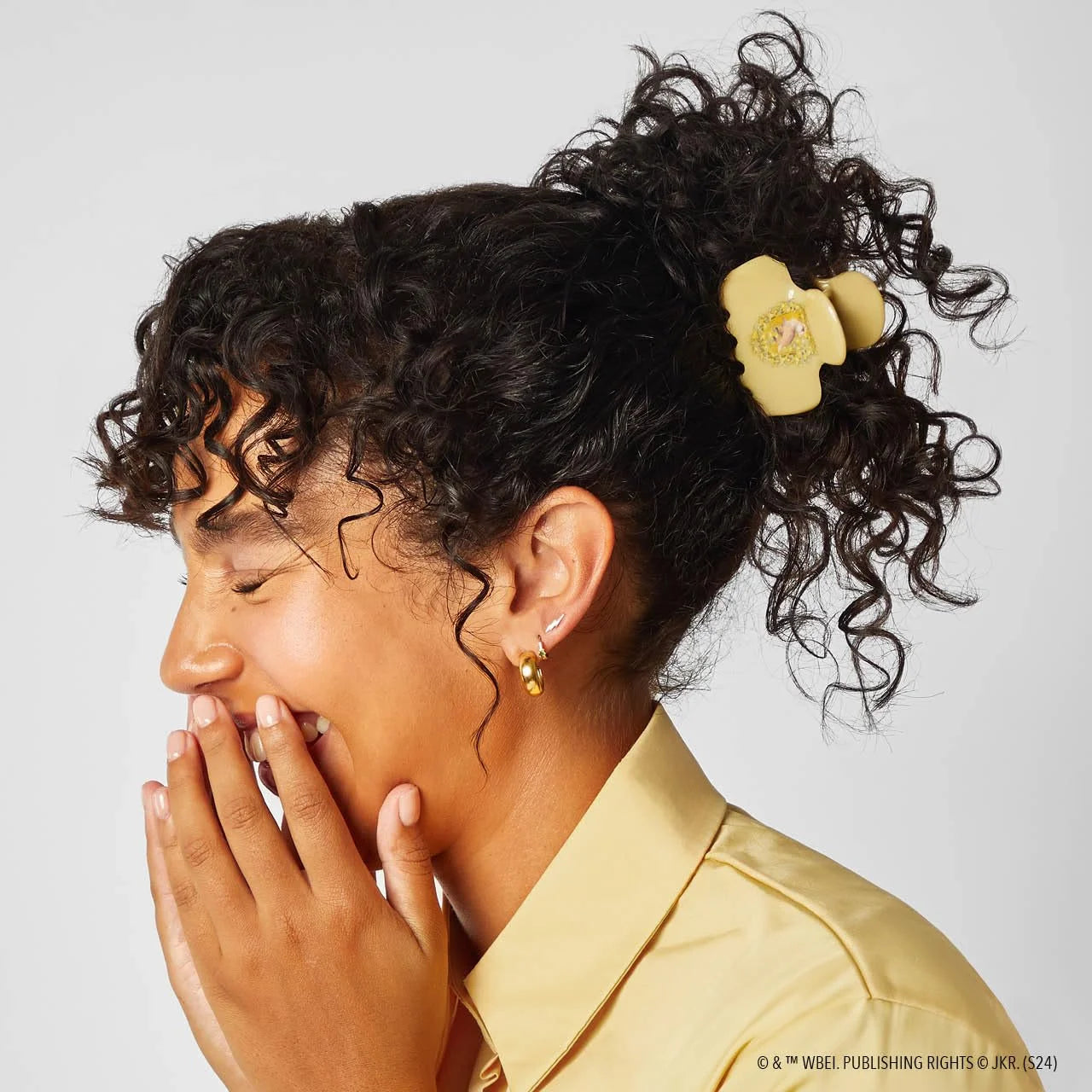 Kitsch Plastic Puffy Claw Clip - Hair Accessories For Women- Chocolate, 1pc
