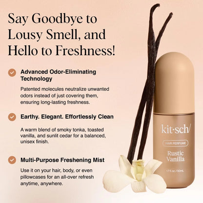 Kitsch Hair Perfume for Women – Hair Spray & Body Mist – Caramel Cream 50mL