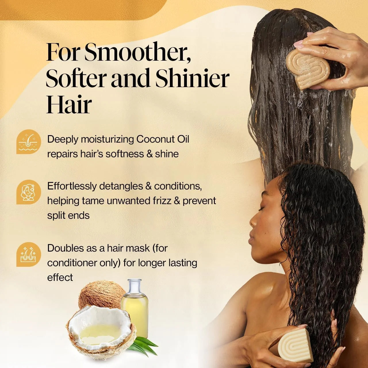 Kitsch Rosemary & Biotin Shampoo and Conditioner Set for Hair Growth