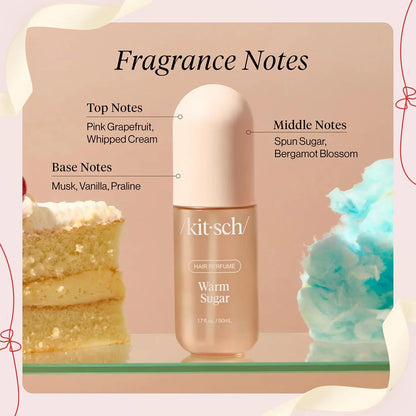 Kitsch Hair Perfume for Women – Hair Spray & Body Mist – Caramel Cream 50mL