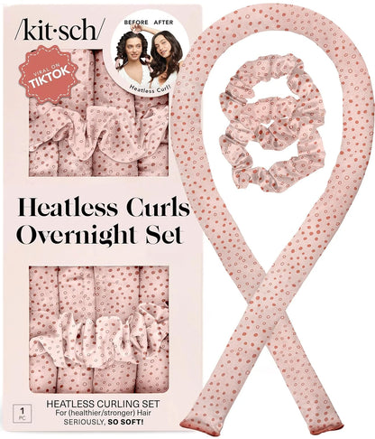 Kitsch Velvet Heatless Curls Overnight Set - Eucalyptus