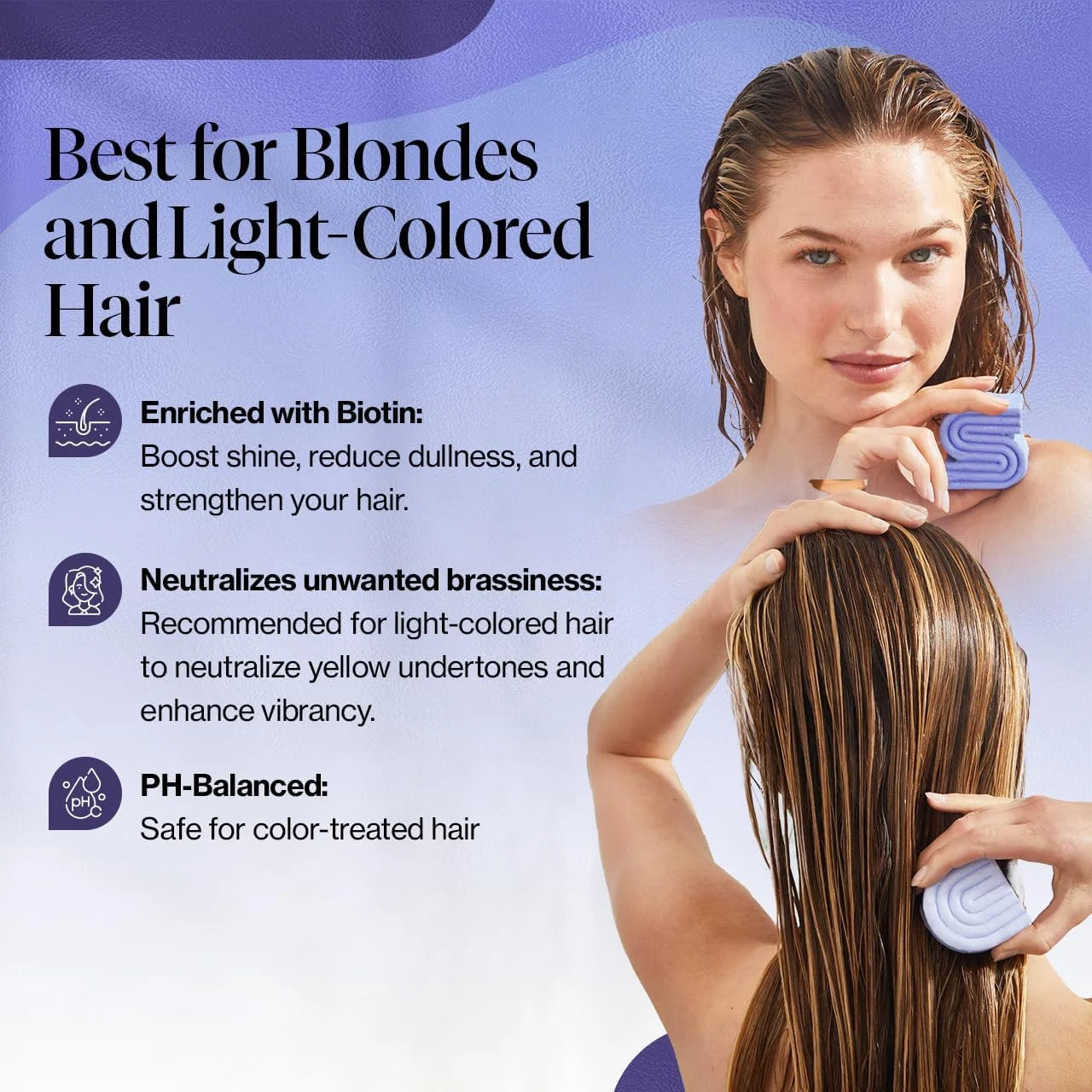 Kitsch Rosemary & Biotin Shampoo and Conditioner Set for Hair Growth