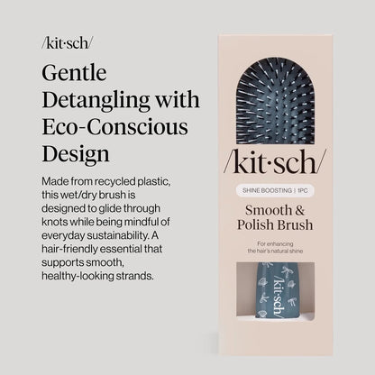 Kitsch Smooth & Polish Hair Brushes For Women and Men - Terracotta