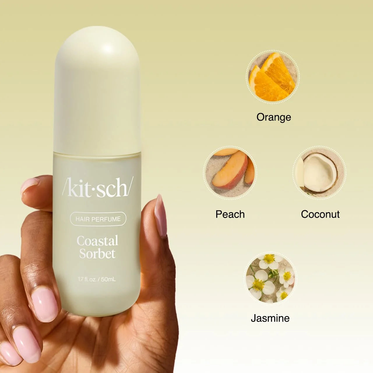 Kitsch Hair Perfume for Women – Hair Spray & Body Mist – Caramel Cream 50mL