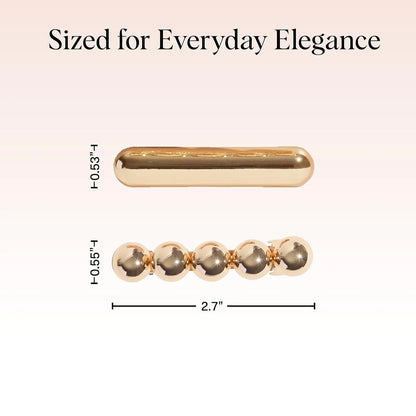 Kitsch Spiral Bobby Pins - Hair Accessories For Women - Brown, 3pcs