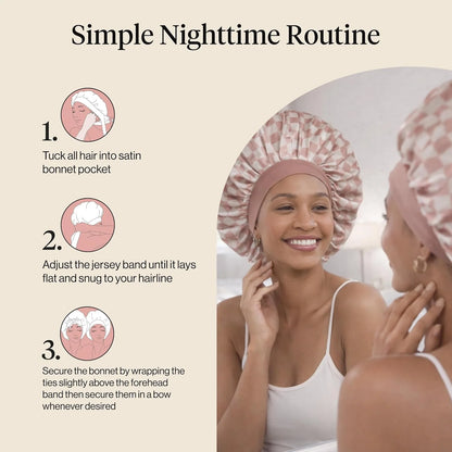 Kitsch XL Satin Bonnet for Sleeping - Aura