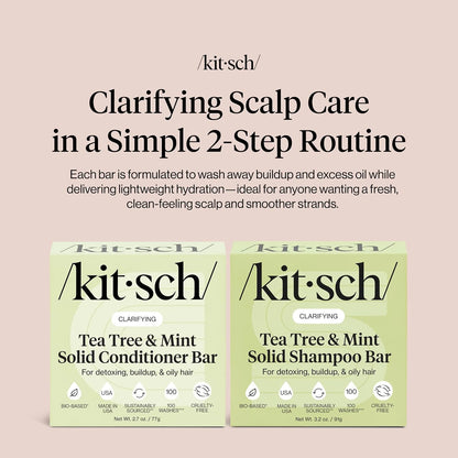 Kitsch Rosemary & Biotin Shampoo and Conditioner Set for Hair Growth