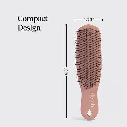 Kitsch Scalp Renewal Brush - Hairbrush Scalp Massager - Black