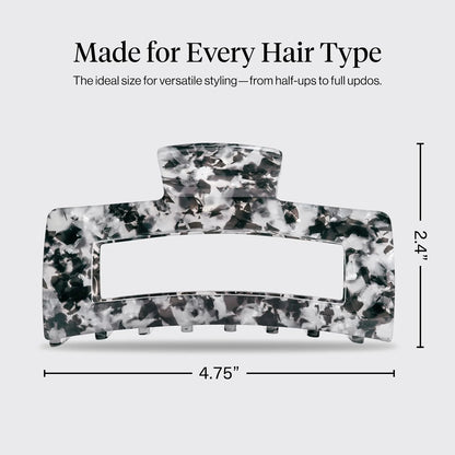 Kitsch Hair Clips For Women – Jumbo Claw Clip – Chocolate Marble, 1 pc
