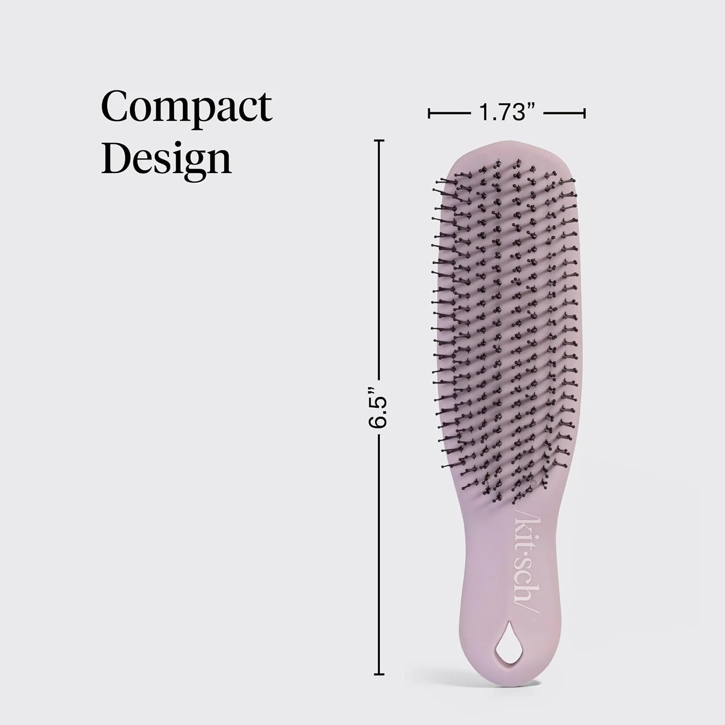Kitsch Scalp Renewal Brush - Hairbrush Scalp Massager - Black